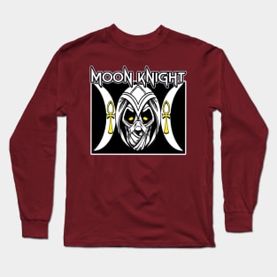 Duel Crescent moon Knight Long Sleeve T-Shirt